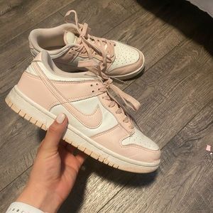 Nike orange pearl pink dunks